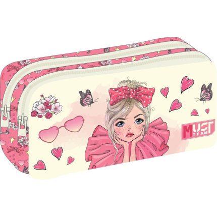 Κασετίνα Βαρελάκι Pretty Girl Κορίτσι 1 Θήκη ( 21 x 6 x 9cm) | Must 5205698759765