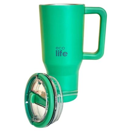 Θερμός Green Tea 900ml (2Handles Lid) - Ecolife