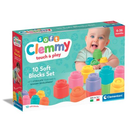 Soft Clemmy Touch & Play Μαλακά Premium Τουβλάκια 10τμχ 6-36m+ - As Company