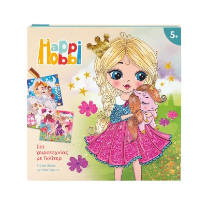 HappiHobbi Art Σετ Χειροτεχνίας με Glitter 5+ - As Company