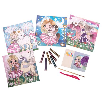 HappiHobbi Art Σετ Χειροτεχνίας με Glitter 5+ - As Company