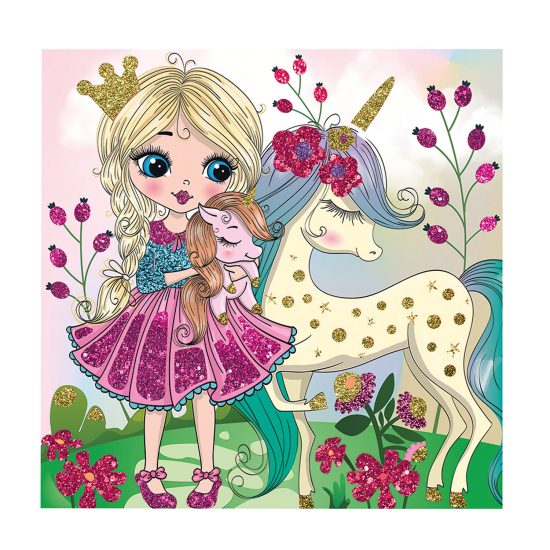 HappiHobbi Art Σετ Χειροτεχνίας με Glitter 5+ - As Company