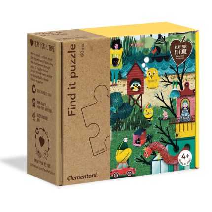 Clementoni Παιδικό Παζλ Eco Play For Future Find It Έλα Στον Κήπο Μου 33τμχ 4+ - As Company