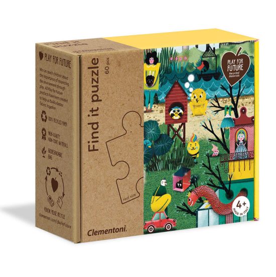 Clementoni Παιδικό Παζλ Eco Play For Future Find It Έλα Στον Κήπο Μου 33τμχ 4+ - As Company