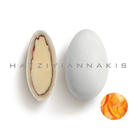 Κουφέτα Αμυγδάλου Choco Almond Λευκό Γεύση Spritz Κουτί 1kg, Χατζηγιαννάκη