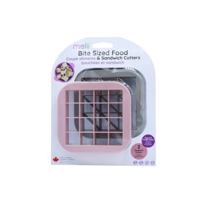 Melii – Sandwich Cutters Pink & Grey 6τμχ