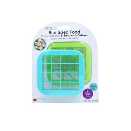 Melii – Sandwich Cutters Blue & Lime 6τμχ