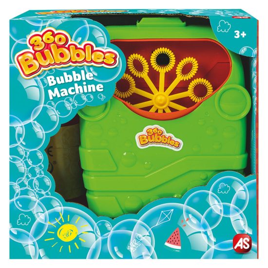 AS Μηχανή Για Σαπουνόφουσκες 360 Bubbles Ροζ 3+ - As Company