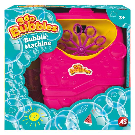 AS Μηχανή Για Σαπουνόφουσκες 360 Bubbles Ροζ 3+ - As Company
