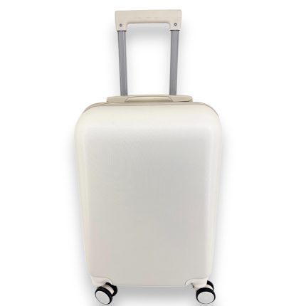 Βαλίτσα Βάπτισης Ιβουάρ Ματ Σαγρέ Trolley 20" (55x35x22cm) | ΒΑΛ52