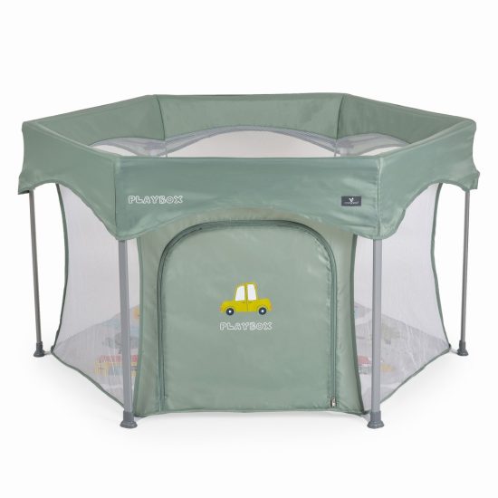 Cangaroo Πτυσσόμενο Παρκοκρέβατο Playbox Green 3801005210237