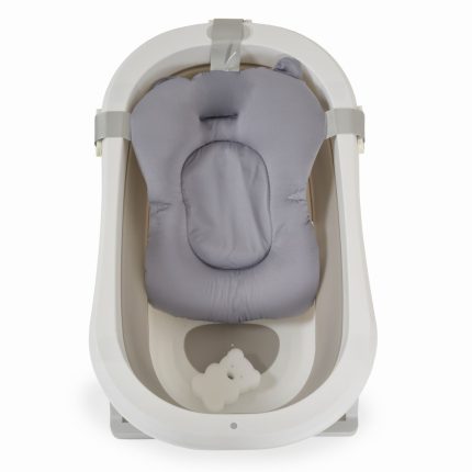 Moni Σετ Μπανιέρα, Στρώμα και Σφουγγάρι 100cm Palma Grey 3800146272463