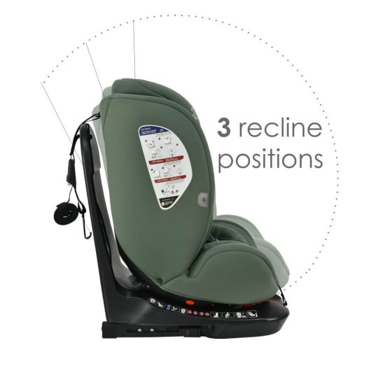 Κάθισμα Αυτοκινήτου Epic Isofix i-Size 360° (0-36kg) Forest Green 921-176, Bebe Stars