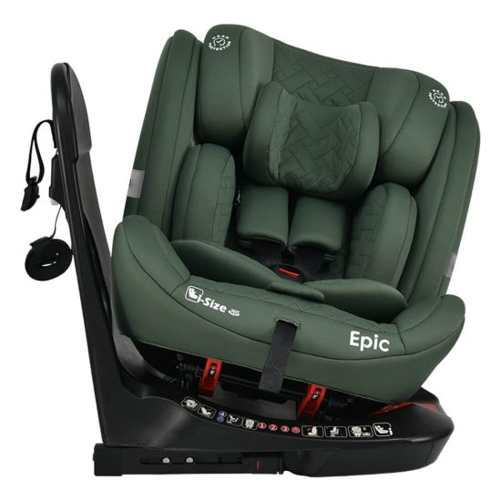 Κάθισμα Αυτοκινήτου Epic Isofix i-Size 360° (0-36kg) Forest Green 921-176, Bebe Stars
