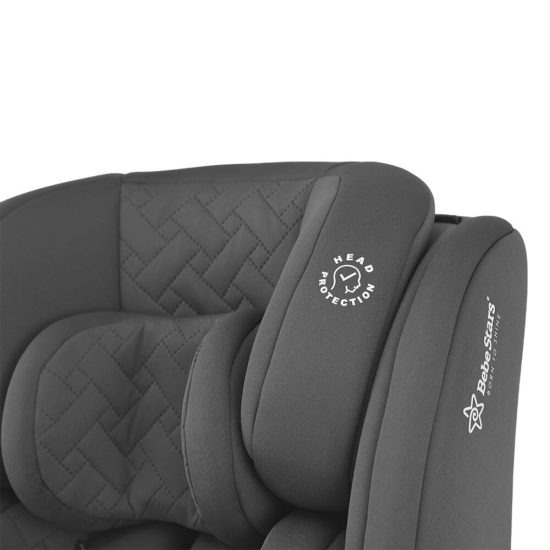 Κάθισμα Αυτοκινήτου Epic Isofix i-Size 360° (0-36kg) Smoked Grey 921-186, Bebe Stars