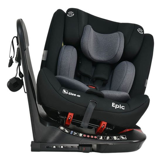Κάθισμα Αυτοκινήτου Epic Isofix i-Size 360° (0-36kg) Black 921-188, Bebe Stars