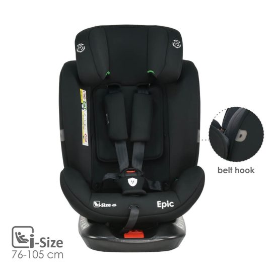 Κάθισμα Αυτοκινήτου Epic Isofix i-Size 360° (0-36kg) Black 921-188, Bebe Stars