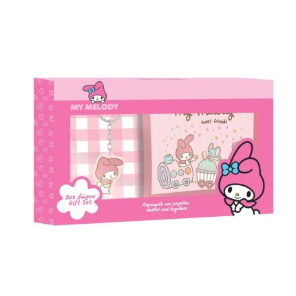 Σετ Δώρου Με Πορτοφολάκι και Μπρελόκ My Melody (20x 12cm) | Must 5205698769399