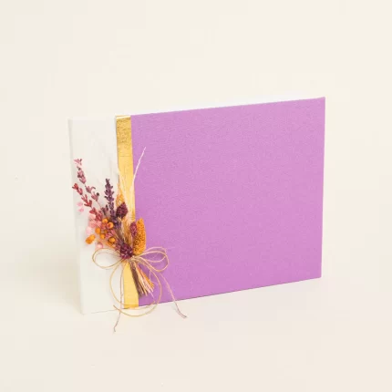 Βιβλίο Ευχών Premium Λιλά (20,5 x 27,5 cm) | 333002-14 Ntampoudis