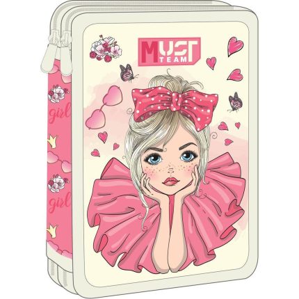 Κασετίνα Διπλή Γεμάτη Pretty Girl Κορίτσι 2 Θήκες ( 15 x 5 x 21cm) | Must 5205698759109