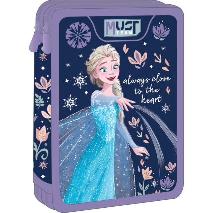 Σχολική Κασετίνα Διπλή Γεμάτη Disney Frozen "Always Close To The Heart" (15x5x21εκ) | 5205698750151