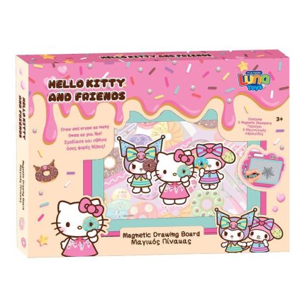 Πίνακας Γράψε Σβήσε Hello Kitty and Friends 3+ (38 x 28 x 3cm) | Luna 5205698756603