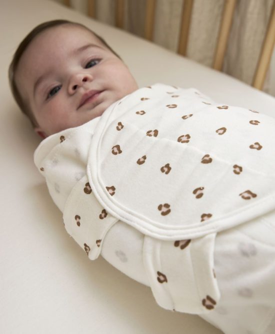 Meyco – Swaddle Mini Panther Ροζ Απαλό 0-3 μηνών