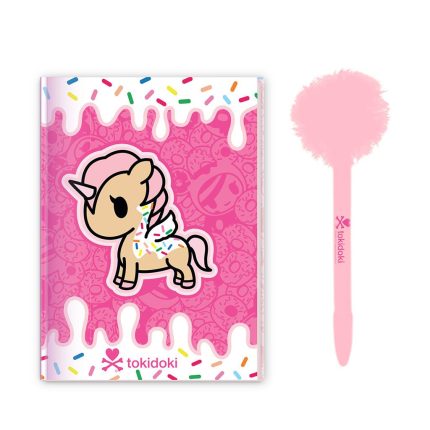 Ημερολόγιο Tokidoki με Κλειδαριά 60φ με Στυλό Pom Pom (12 x 18 cm) | 5205698700408 Must