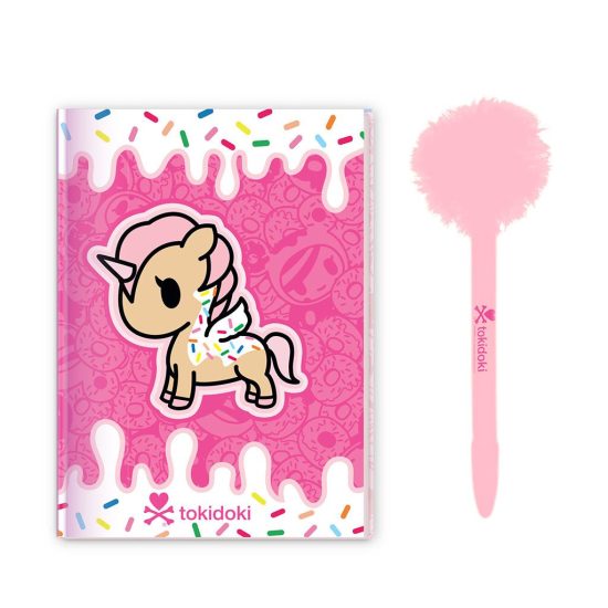 Ημερολόγιο Tokidoki με Κλειδαριά 60φ με Στυλό Pom Pom (12 x 18 cm) | 5205698700408 Must