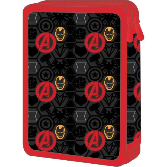 Κασετίνα Διπλή Γεμάτη Avengers Iron Man Must Team Αγόρι 2 Θήκες (15x5x21cm) 5205698750298
