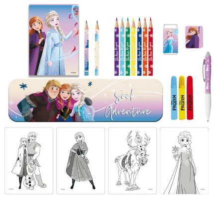 Σετ Χρωματισμού Disney Frozen Με Κασετίνα 25 Τμχ | 5205698660344