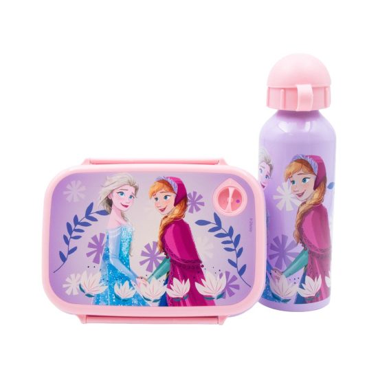 Σετ Φαγητού Disney Frozen Φαγητοδοχείο 800ml-Παγούρι Αλουμινίου 500ml | Must 5205698741371