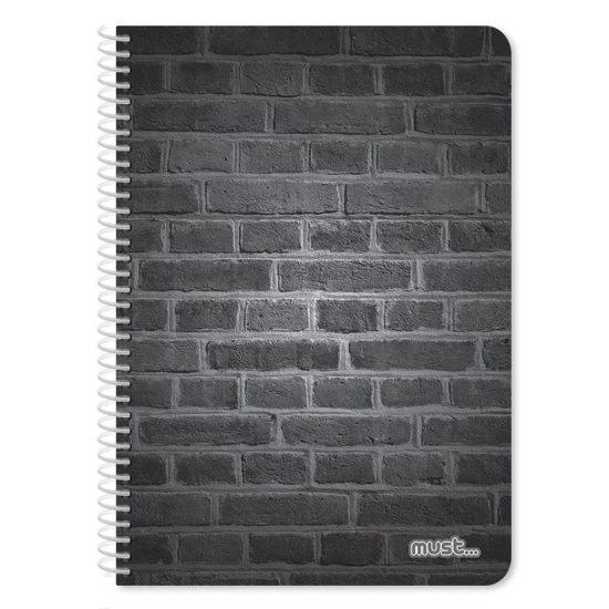 Τετράδιο Σπιράλ 5 Θέματα 150 Φύλλα 4τμχ (17x25) | Must Bricks 5205698544118