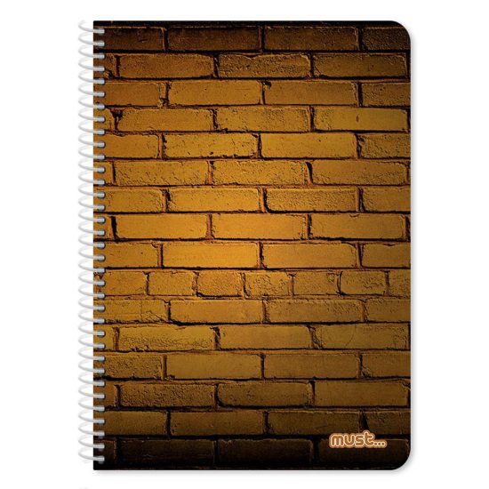 Τετράδιο Σπιράλ 5 Θέματα 150 Φύλλα 4τμχ (17x25) | Must Bricks 5205698544118