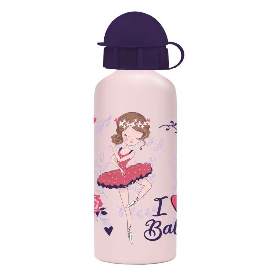 Σετ Φαγητοδοχείο 800ml - Παγούρι 500ml Αλουμινίου Must Must Team I Love Ballet 5205698736742