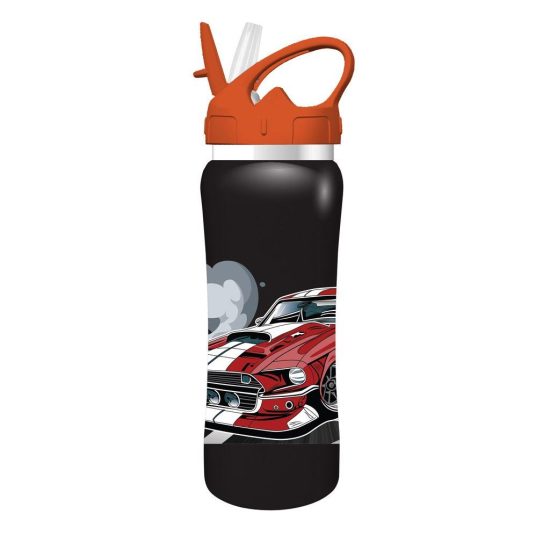 Σετ Φαγητοδοχείο 800ml - Παγούρι 500ml Αλουμινίου Must Team Street Racer 5205698760266