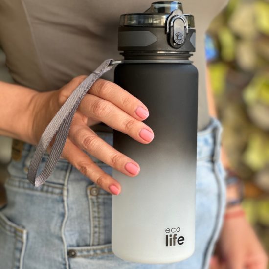 Παγούρι Tritan Middle Grey 800ml - Ecolife