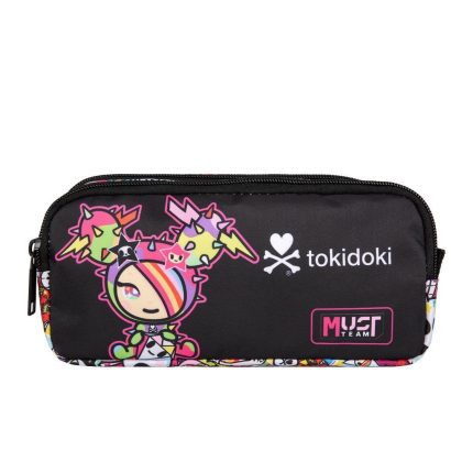 Κασετίνα Βαρελάκι με Φερμουάρ 2 Θήκες Tokidoki (21x6x9εκ) | Must 5205698750717
