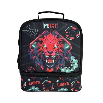 Τσαντάκι Φαγητού Ισοθερμικό Must Team Yummy Lion Byte με 2 Θήκες (22x16x28εκ) | 5205698759307
