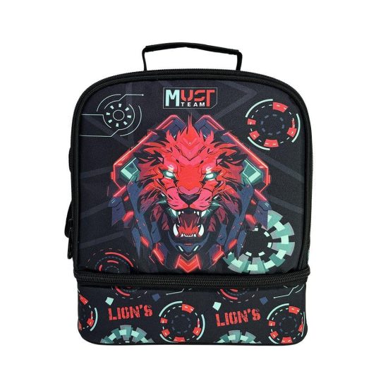 Τσαντάκι Φαγητού Ισοθερμικό Must Team Yummy Lion Byte με 2 Θήκες (22x16x28εκ) | 5205698759307