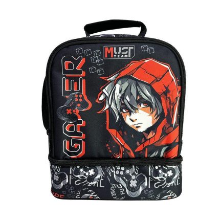 Τσαντάκι Φαγητού Ισοθερμικό Must Team Yummy Gamer με 2 Θήκες (22x16x28εκ) | 5205698731174
