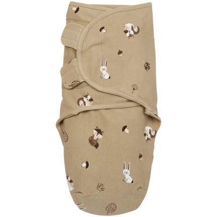Meyco – Swaddle Forest Animals Sand 0-3 μηνών