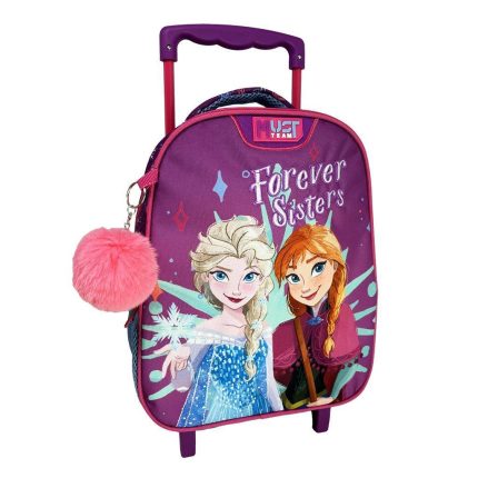 Σχολική Τσάντα Τρόλεϊ Νηπίου Disney Frozen Forever Sisters Must Team 2 Θήκες (27x10x31cm) | Must 5205698751004
