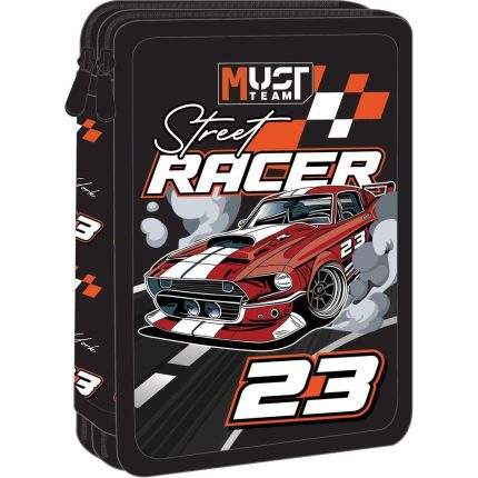 Κασετίνα Διπλή Γεμάτη Must Team Street Racer 2 Θήκες (15x5x21cm) 5205698757310