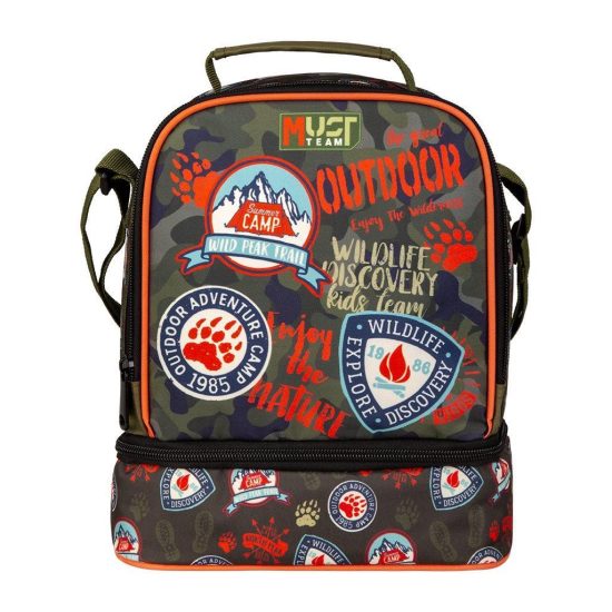 Τσαντάκι Φαγητού Ισοθερμικό Must Team Yummy Outdoor Adventure με 2 Θήκες (22x16x28εκ) | 5205698757808