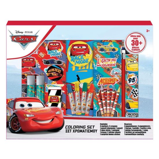Σετ Χρωματισμού Disney Cars 30τμχ (36,5x28,5 εκ) | 5205698608490