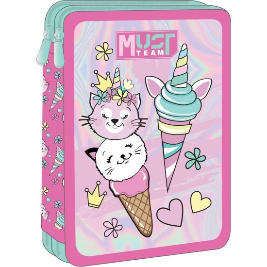 Κασετίνα Διπλή Γεμάτη Must Team Ice Cream 2 Θήκες (15x5x21cm) 5205698732935