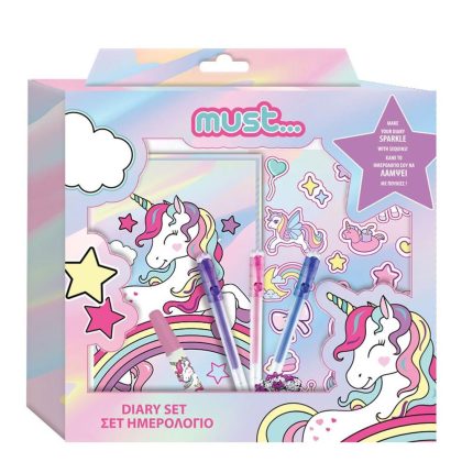 Σετ Δώρου Ημερολόγιο Unicorn 7τμχ  | 5205698661525 Must