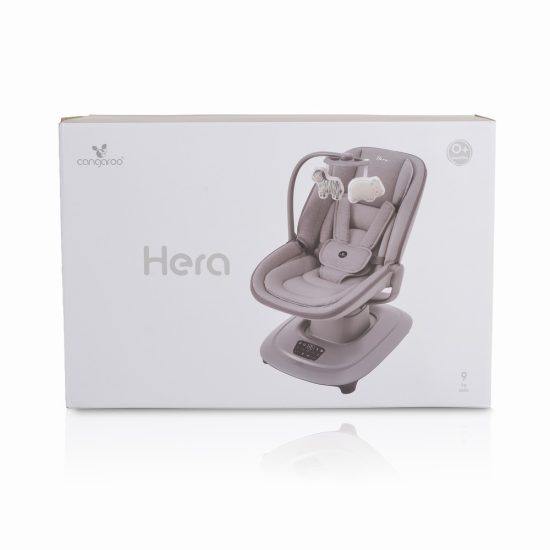 Cangaroo Ηλεκτρική Κούνια-Ριλάξ Hera Dark Grey 3801005210350