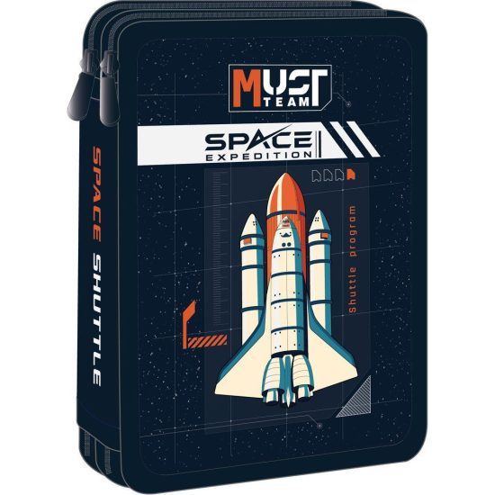 Σχολική Κασετίνα Διπλή Γεμάτη Must Team Space Expedition (15x5x21εκ) 5205698733130